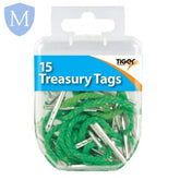 Essential 10 Treasury Tags Steel (Stationery Essential) Mansuri